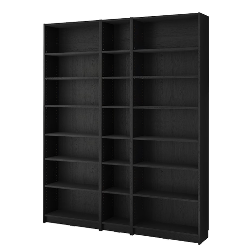 [10062302] Estante de 3 cuerpos negro